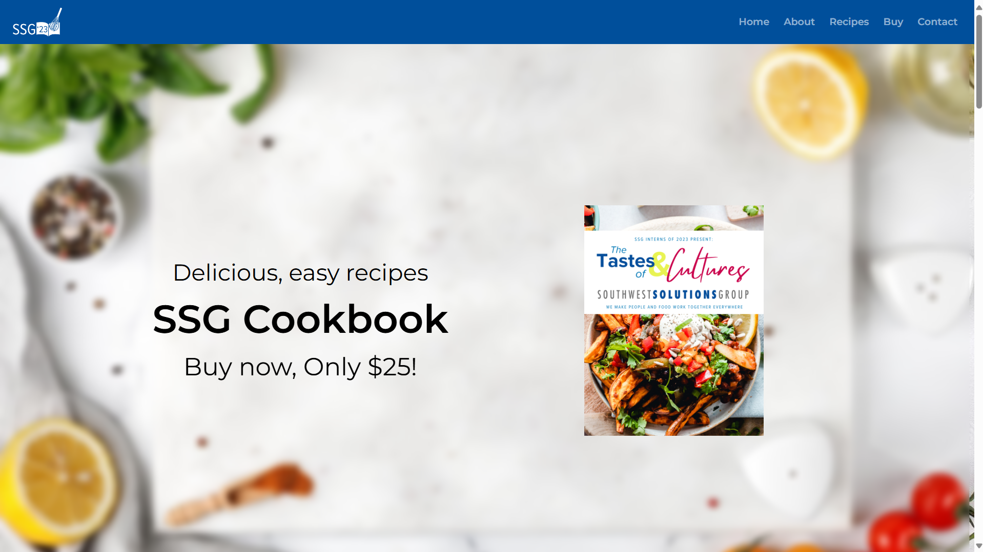 SSG Cookbook home page